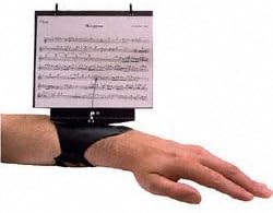 Flutist's Friend Flute Lyre with Flip Folder - Marching Band Sheet Music Holder